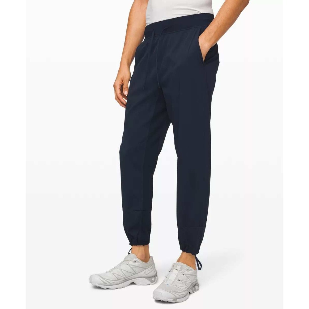 Lululemon Great Wall Pants Mens Size XL Black Athleisure Activewear Menswear